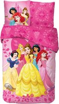 Disney - Princess - Dekbedovertrek - 140x200 Cm - 100% Katoen – Eenpersoons