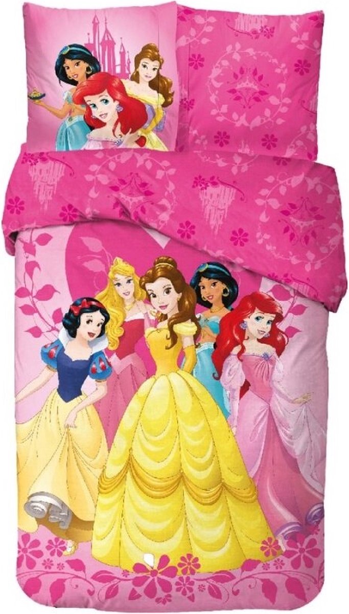 Disney - Princess - Dekbedovertrek - 140x200 Cm - 100% Katoen – Eenpersoons