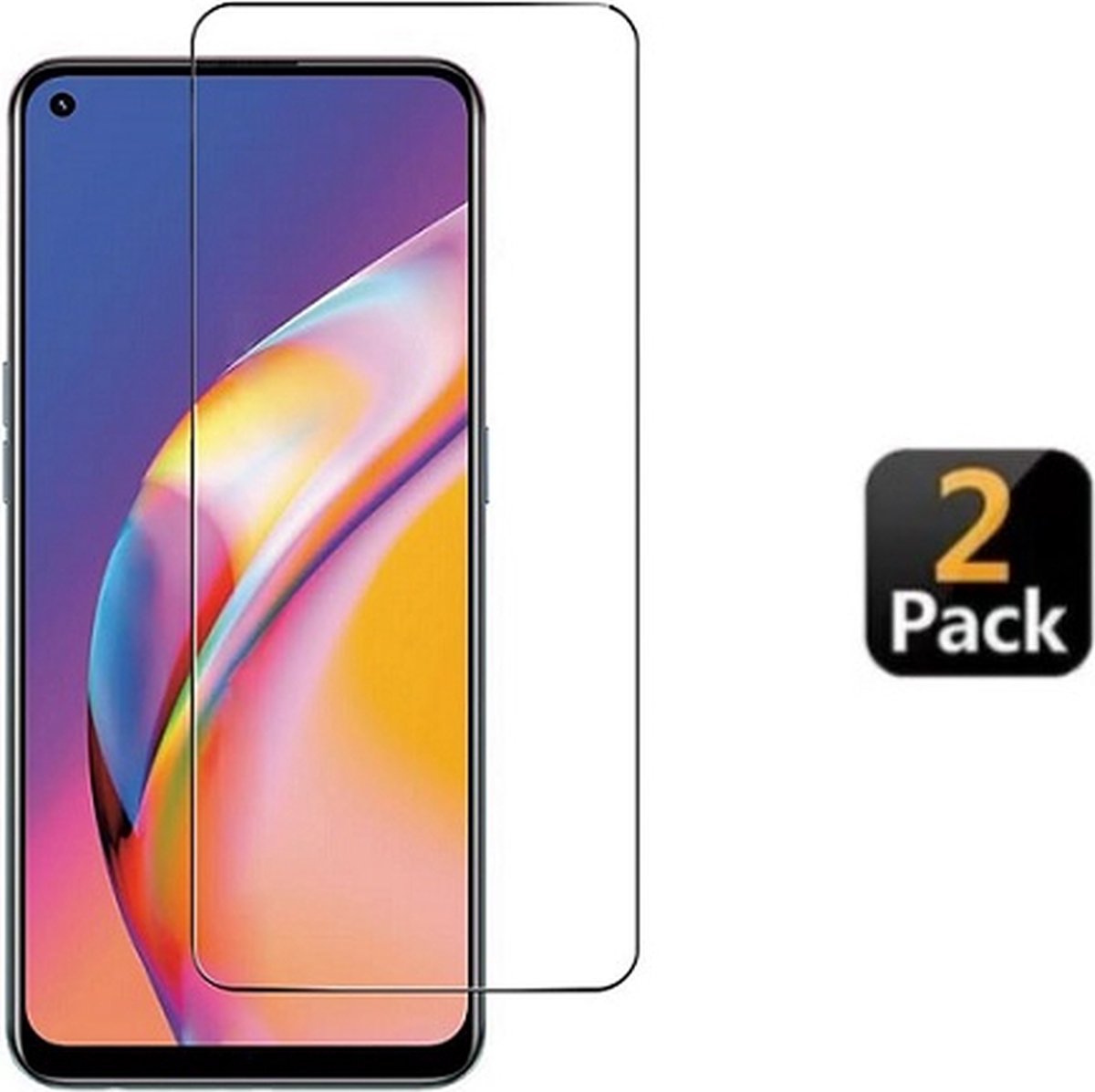 Oppo Find X5 Screenprotector Beschermglas 2x