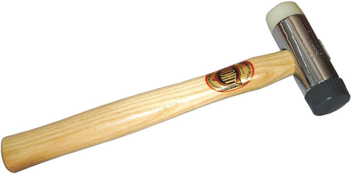 Soft Faced Hammer Holzstiel Nylon en Pvc Einsätze 450g 32mm - 31-710R