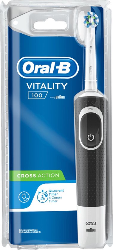 Oral-B Vitality 100 CrossAction Zwart - Elektrische Tandenborstel