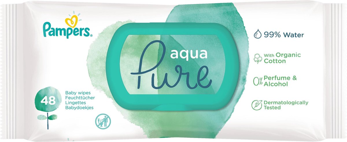 Pampers Aqua Pure Billendoekjes | bol.com