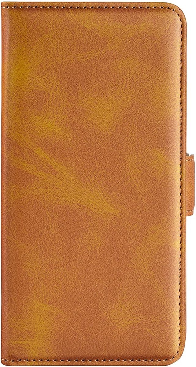 Mobigear Telefoonhoesje geschikt voor Google Pixel 8a Hoesje | Mobigear Slim Magnet Bookcase Portemonnee | Pasjeshouder voor 3 Pasjes | Telefoonhoesje voor Pinpas / OV Kaart / Rijbewijs - Cognac