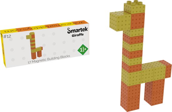 Giraffe - #12 - Smartek Toys - Magnetische Bouwblokken
