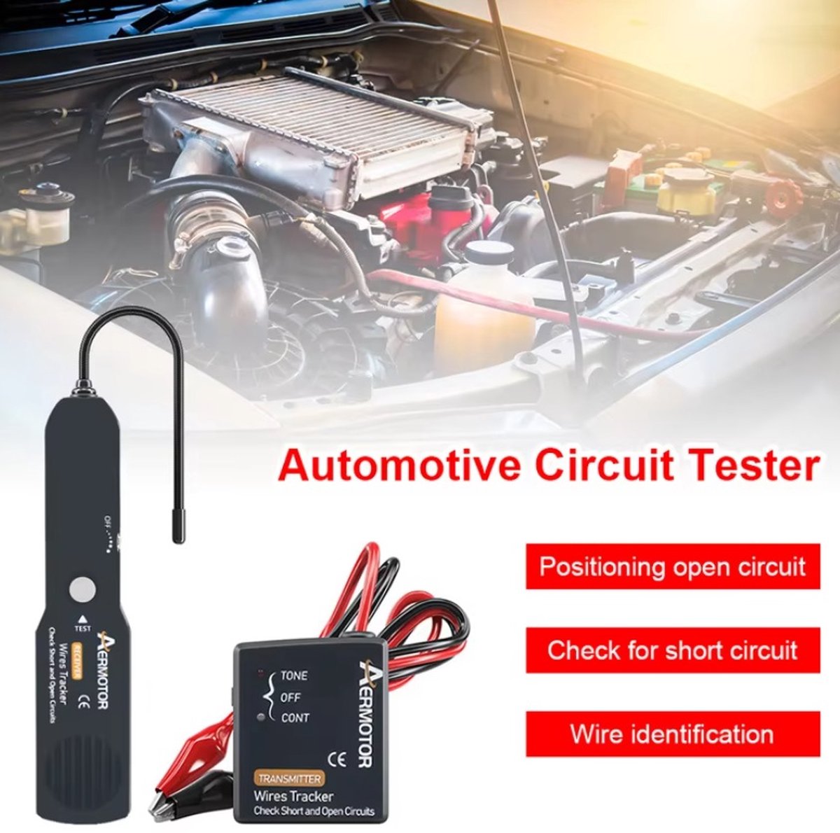 Universeel Em415pro Scanner 6-42V Auto Breekpunt Stroomonderbreker Tester Kabel En Draad Korte Open Detector Onderhoud Tool