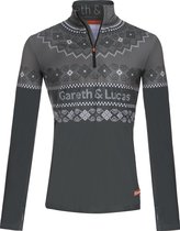 Gareth & Lucas Skipully The Eighty-Two - Heren M - 100% Gerecycled Polyester - Midlayer Sportshirt - Wintersport