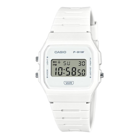 Casio Casio Collection F-91WB-7AEF Horloge – Kunststof – Wit – Ø 36 mm
