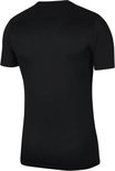 Dos d'un homme portant un t-shirt de sport noir.