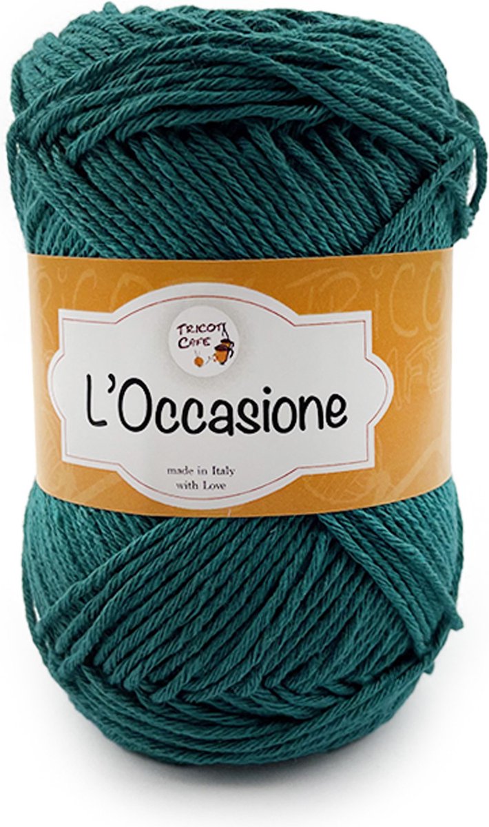 Tricot Cafè L'Occasione bolletjes van katoen- en acrylmengsels om te breien licht ademend breien haaknaalden: 4 00 4 50 Octanium 21 1pz
