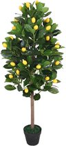 Goodivery ® Citronnier Artificiel Réaliste 120 cm - Grande Plante Artificielle pour Balcon et Intérieur