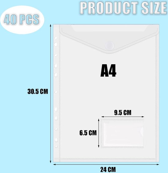 LUMoony A4/A5 portfolio organizer tas met ritssluiting draagbaar document reizen business file folder portfolio ritsvak accessoires waterdicht Oxford doek opbergtas