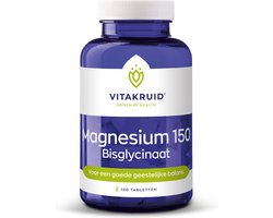 Vitakruid Vitakruid Magnesium 150 bisglycinaat - 120 Tabletten - 120 stuks