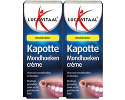 Lucovitaal Kapotte Mondhoeken Creme - 2 x 15 ml