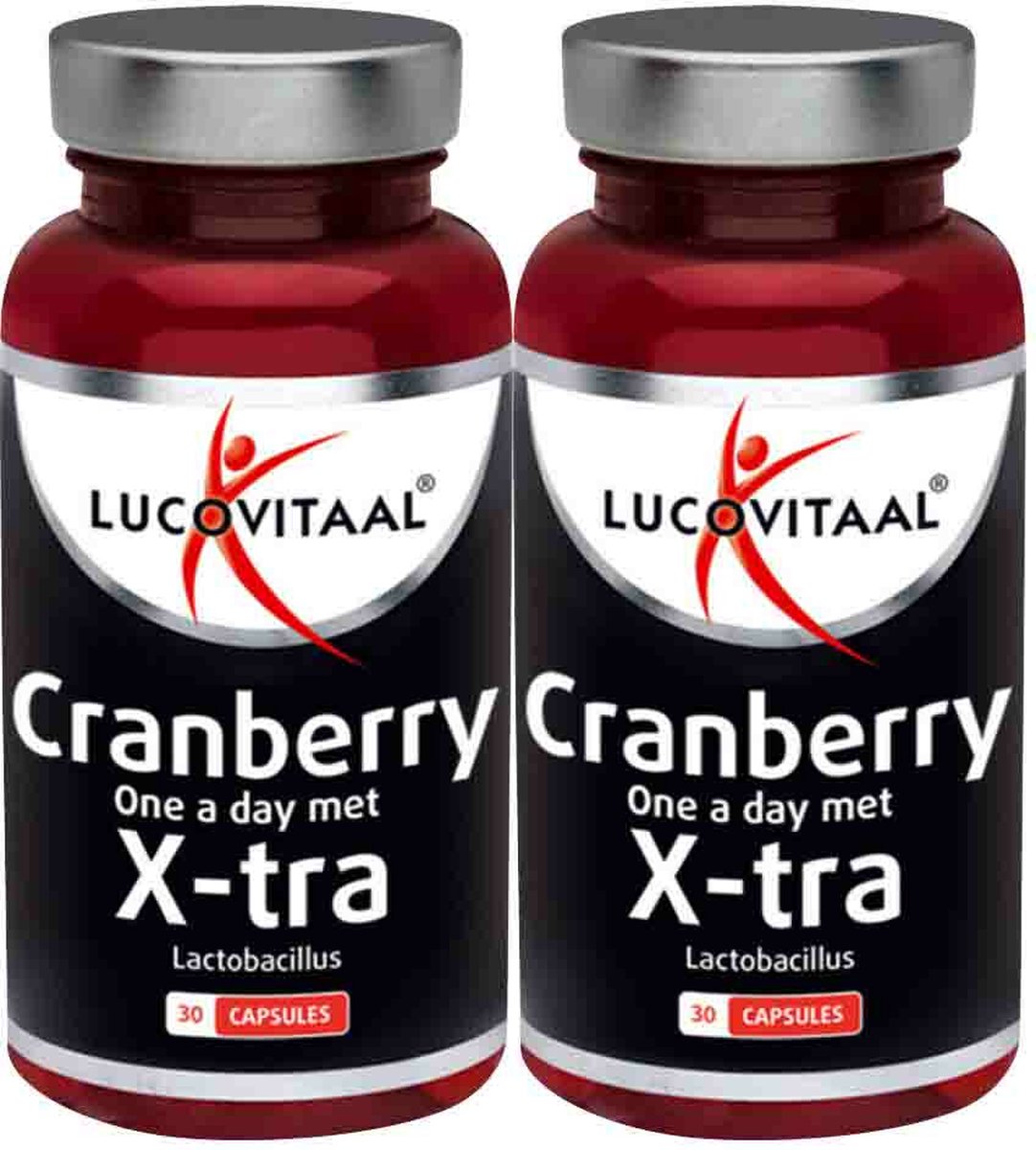 Goedkoopste 2x Lucovitaal Cranberry X-tra 30 capsules