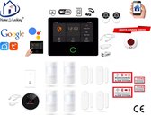 Bol.com Draadloos alarmsysteem voor woning/camper/boot/caravan werkt met wifi en sim kaart en met spraakgestuurde apps. (Nederla... aanbieding