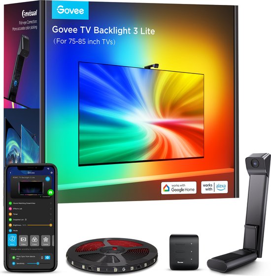 Govee TV Backlight 3 Lite voor 75-85 inch tv's