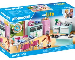 foto van PLAYMOBIL My Life Keuken met eethoek - 71608