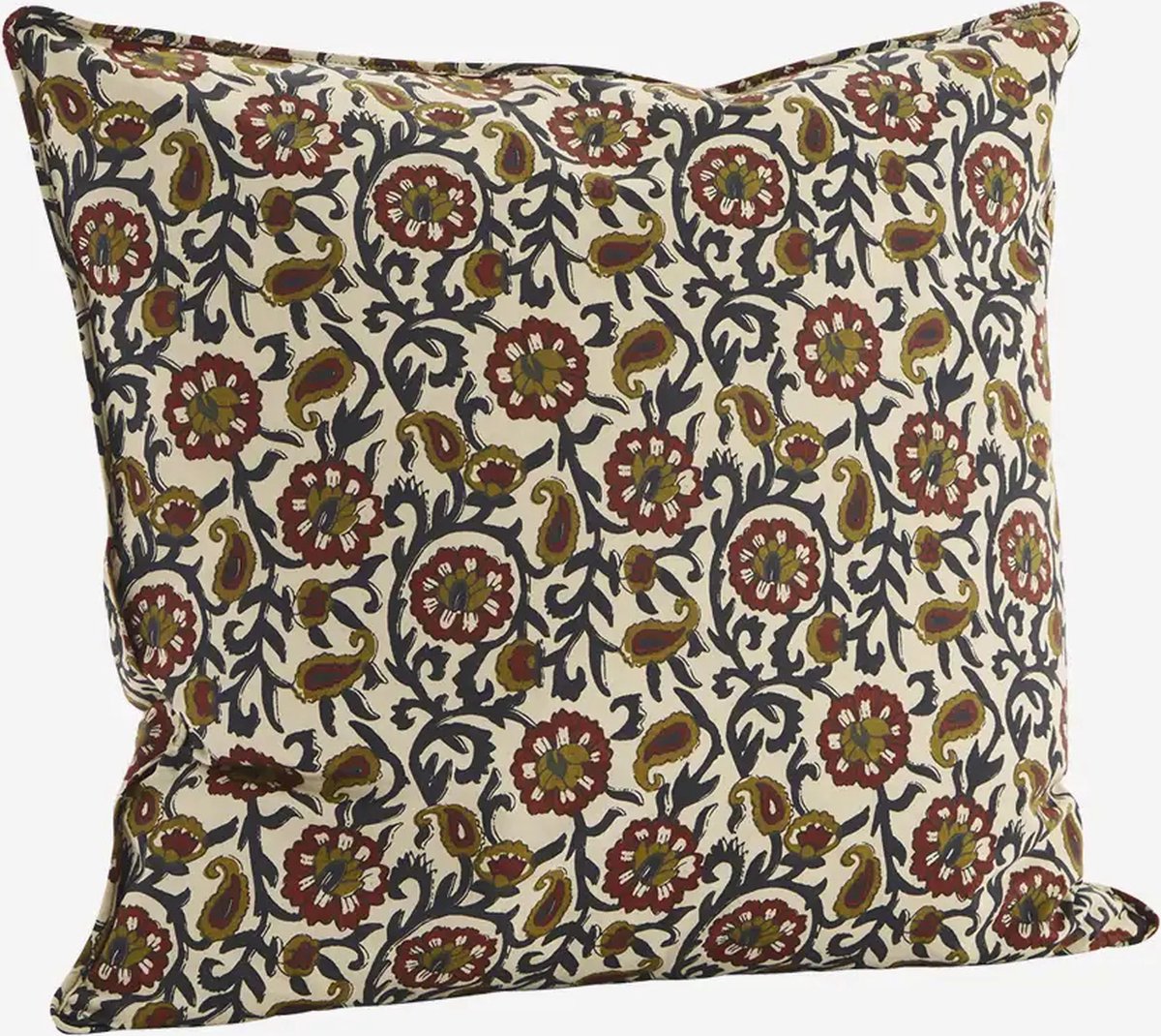 Madam Stoltz - kussenhoes met print 50x50cm - CP-5050-202