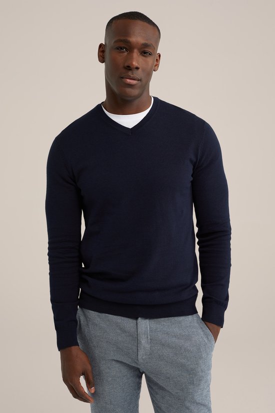 WE Fashion Heren trui van zachte katoenmix Maat S bol