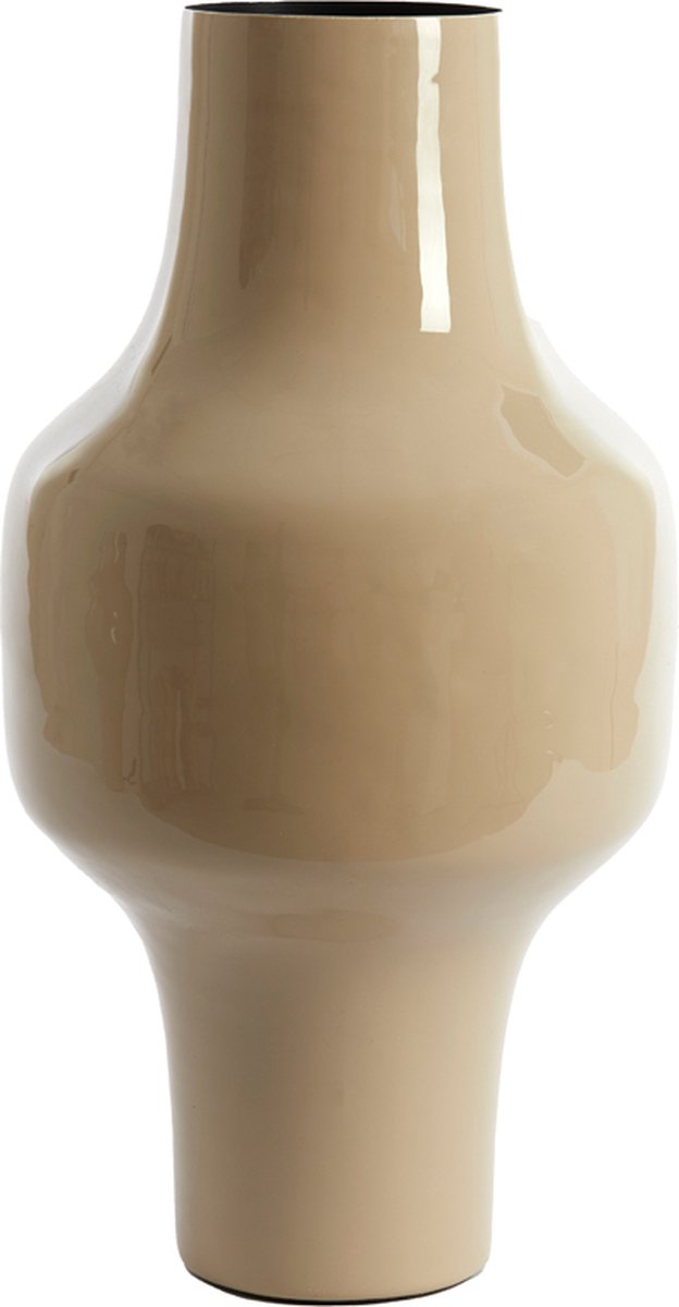 Light & Living Light&living Vaas deco Ø27x49 cm SINDO glanzend taupe