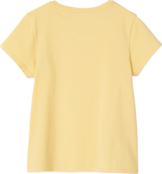 VERTBAUDET Lot De 3 T-Shirts Fille Assortis - Détails Irisés, Encolure Ronde, Coton