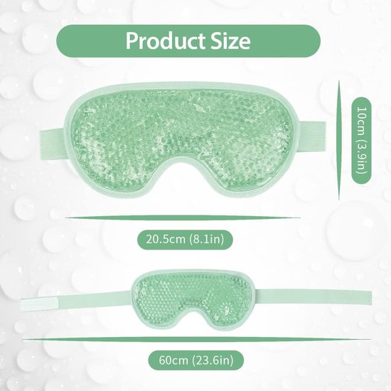 Migraine Masker, Verbeterd Dubbellaags Gel-koelmasker Gezichts Migraine Masker, Verbeterd Dubbellaags Gel-koelmasker Gezichts