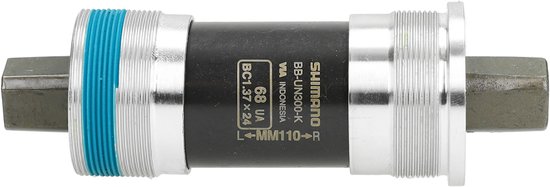 Vierkante trapas Shimano BB-UN300 68mm / 118mm - kettingkast type — afbeelding 3