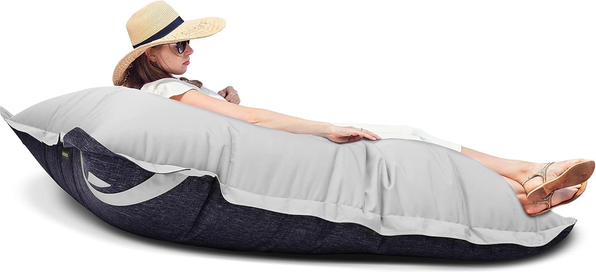 Goodivery ® Comfortabele Extra Grote Rechthoekige Zitzak voor Buiten – Weer- en Waterbestendig