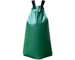 Toolland Waterzak voor boom 75 L, boom bewateringszak met rits en handvat, druppelirrigatie, gelijkmatige bewatering, beschermt jonge en bestaande bomen tijdens droogte, voor diverse boomdiameters, PVC