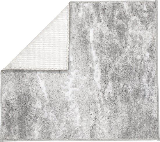 Kleine Wolke - Badmat Nevoa Silvergrey (gris), 60x 60 cm