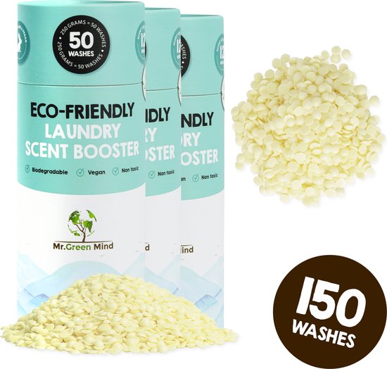 M. Green Mind parfum lavant frais Misty Mountains 150 lavages perles lavantes 750 grammes booster de parfum