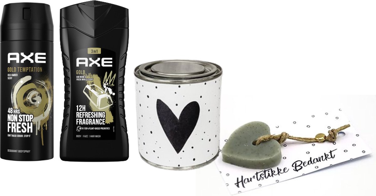 Goedkoopste Axe Cadeauset Gold Bedankt