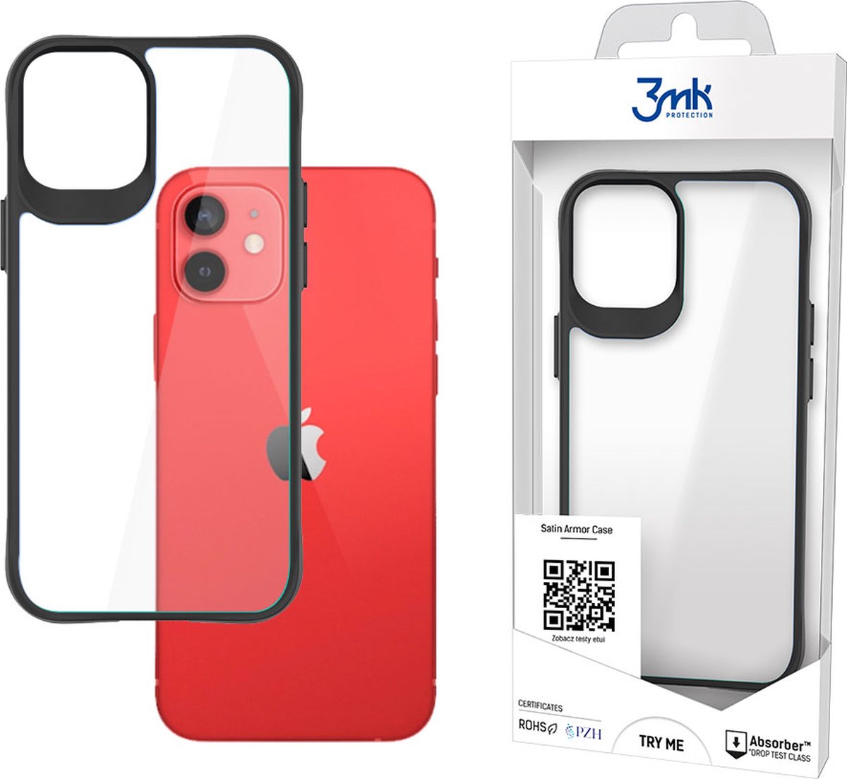 Apple iPhone 12/12 Pro - 3mk Satin Armor Case+