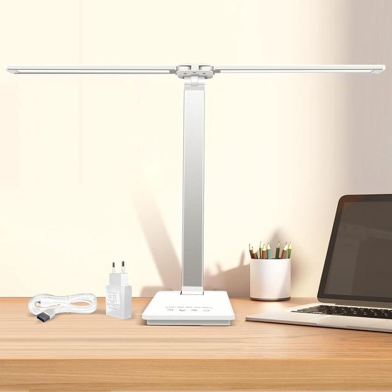 LENDOO Led-bureaulamp, bureaulamp, oplaadbaar en dimbaar, 5 kleurmodi, 5 helderheidsniveaus, opvouwbaar, 2000 mAh batterij met USB-poort voor kinderen, studie, werk LENDOO Led-bureaulamp, bureaulamp, oplaadbaar en dimbaar, 5 kleurmodi, 5 helderheidsniveaus, opvouwbaar, 2000 mAh batterij met USB-poort voor kinderen, studie, werk