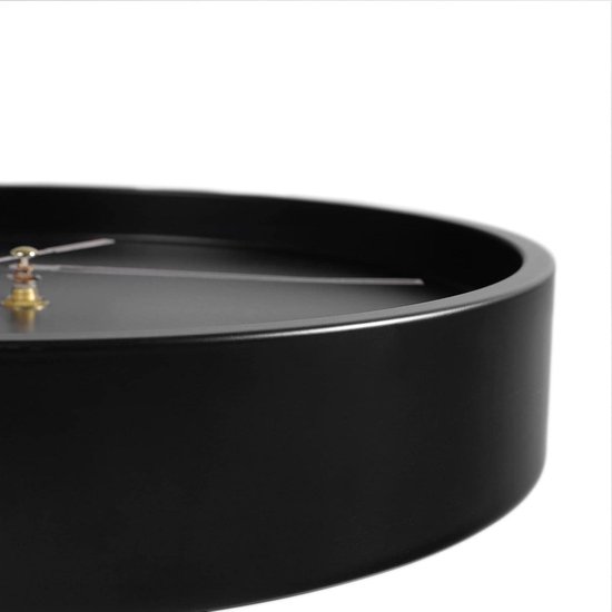 Zwarte Wandklok 8 Inch - Stille Niet-tikkende Klok voor Slaapkamer, Badkamer en Keuken Zwarte Wandklok 8 Inch - Stille Niet-tikkende Klok voor Slaapkamer, Badkamer en Keuken