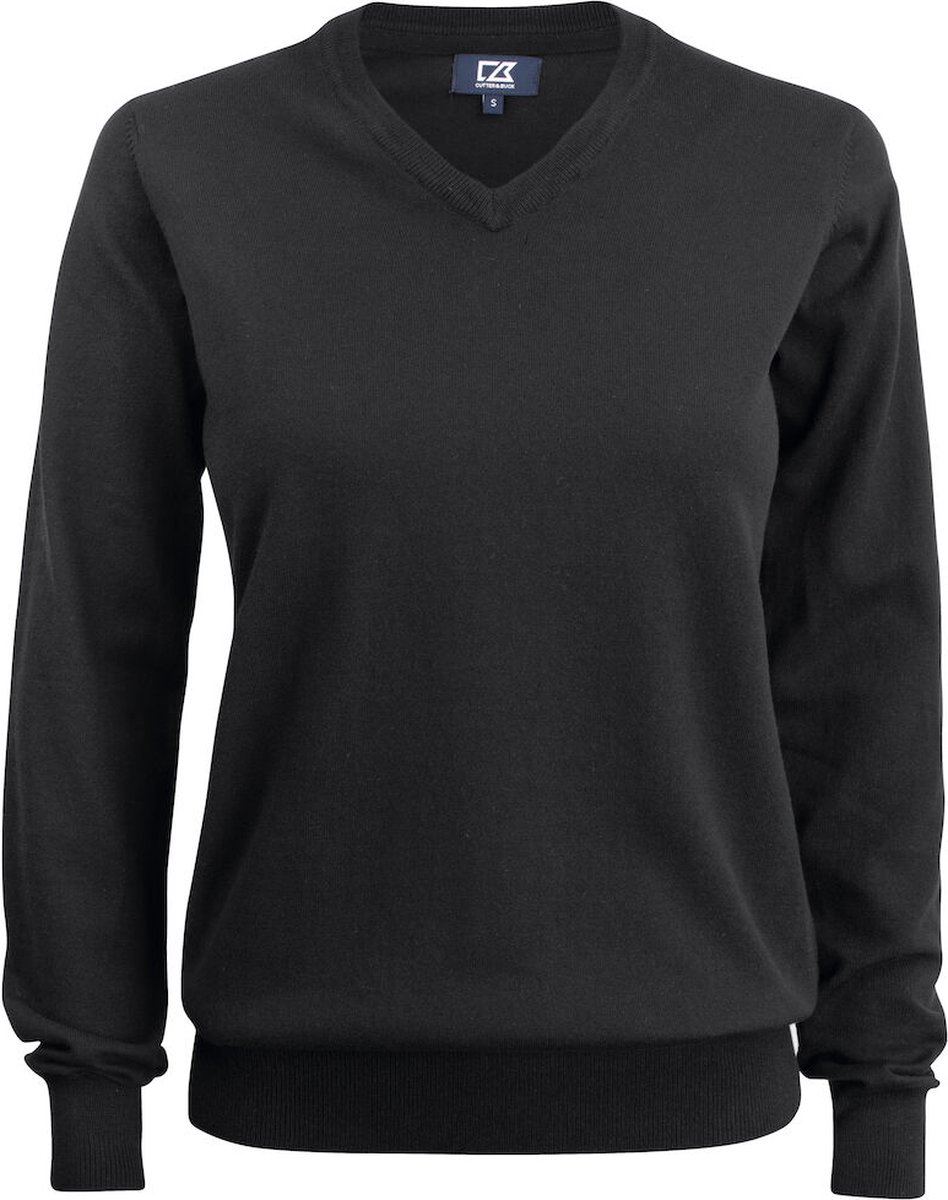 Cutter & Buck Oakville V-neck Dames 355419 - Zwart - XS