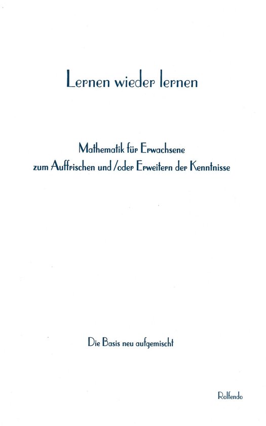 Lernen wieder lernen - cover