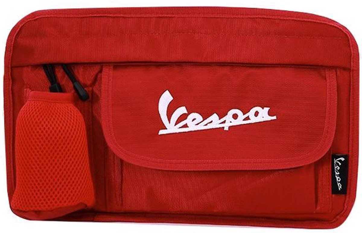 Beenschild tas voor Piaggio Vespa - opbergtas voor Piaggio Vespa Motor Scooter - Waterdicht - Rood
