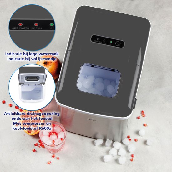 DOMO DO9253IB IJsblokjesmachine - 1.8 l - Cyclus 9 min. van Domo — afbeelding 3