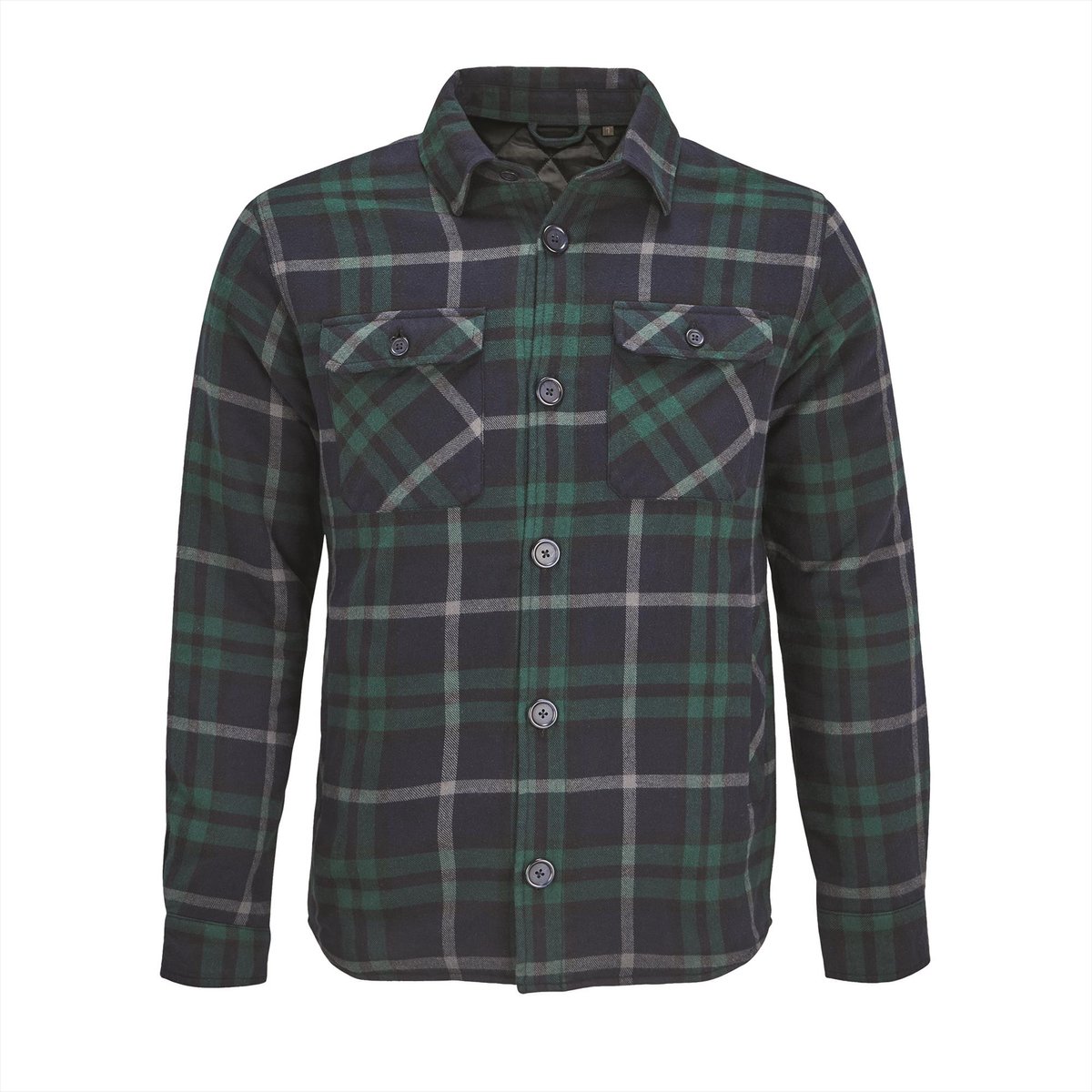 SOL’S Unisex Checkered Overshirt Noah L03989 Empire 1 Groen