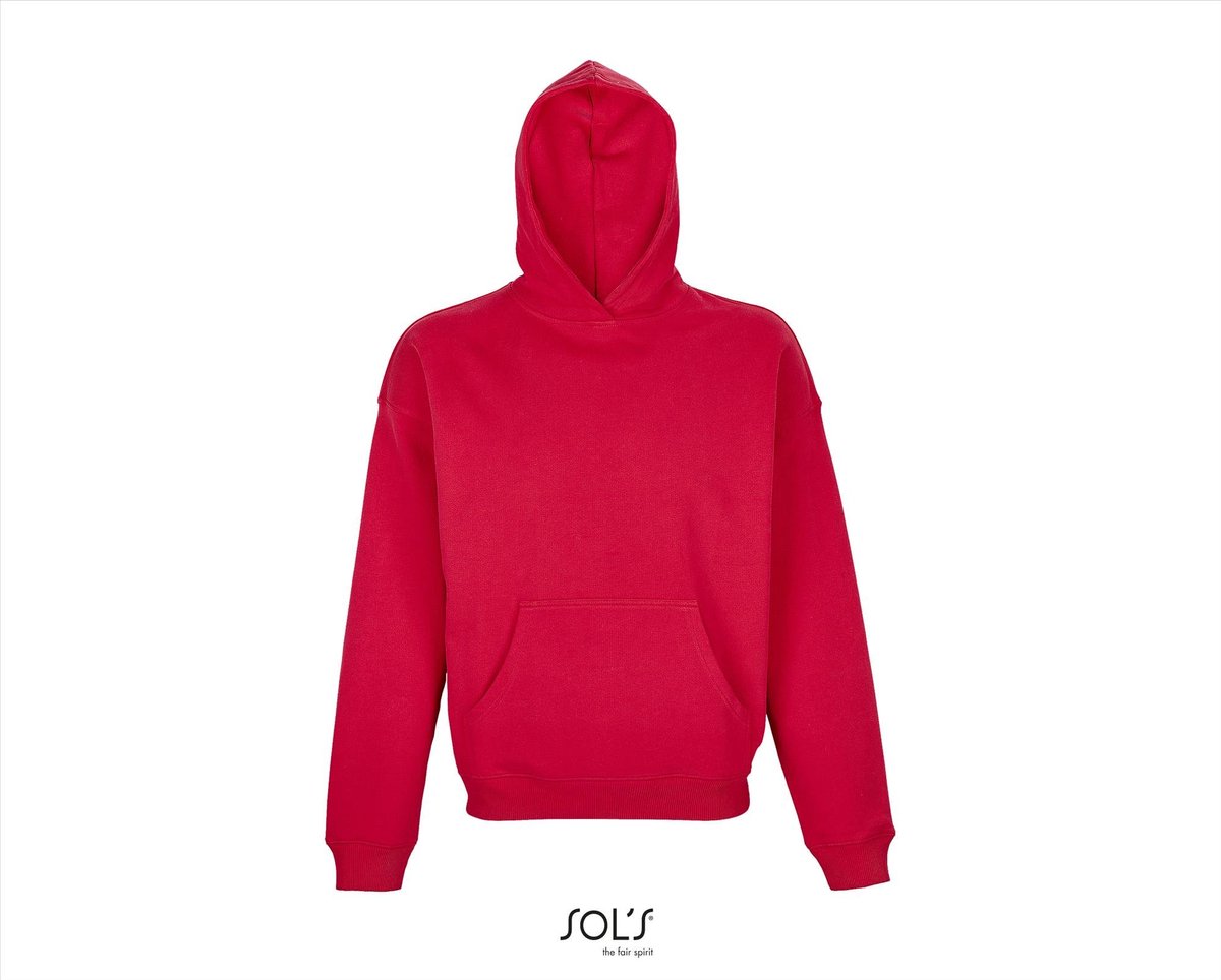 SOL'S Unisex Connor Oversized Hoodie L03813 - Bright Red - L