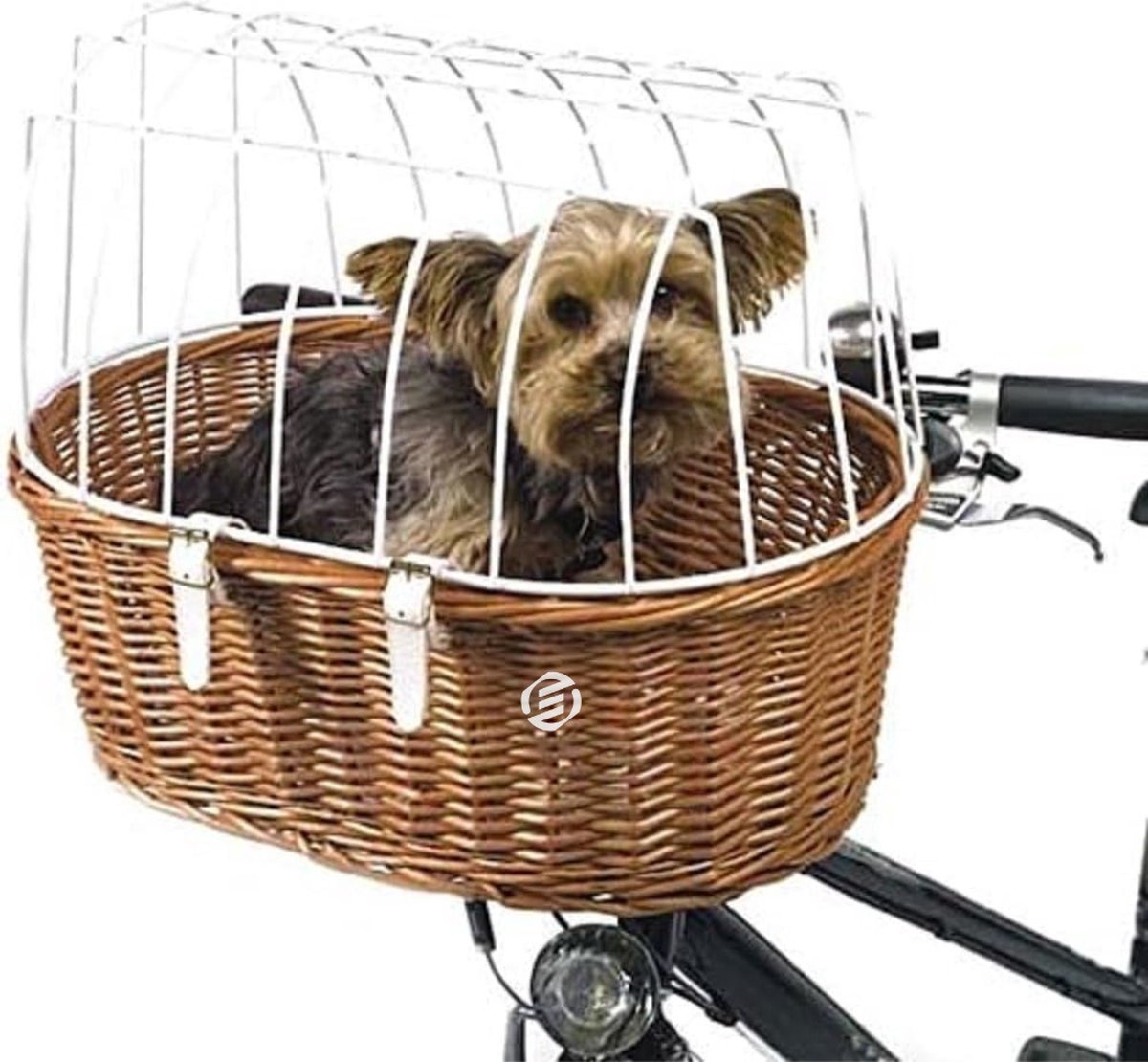 Bol.com Equivera Hondenfietsmand Elektrische Fiets - Hondenfietsmand - Fietsmand Hond Voorrop - Honden Fietstas aanbieding