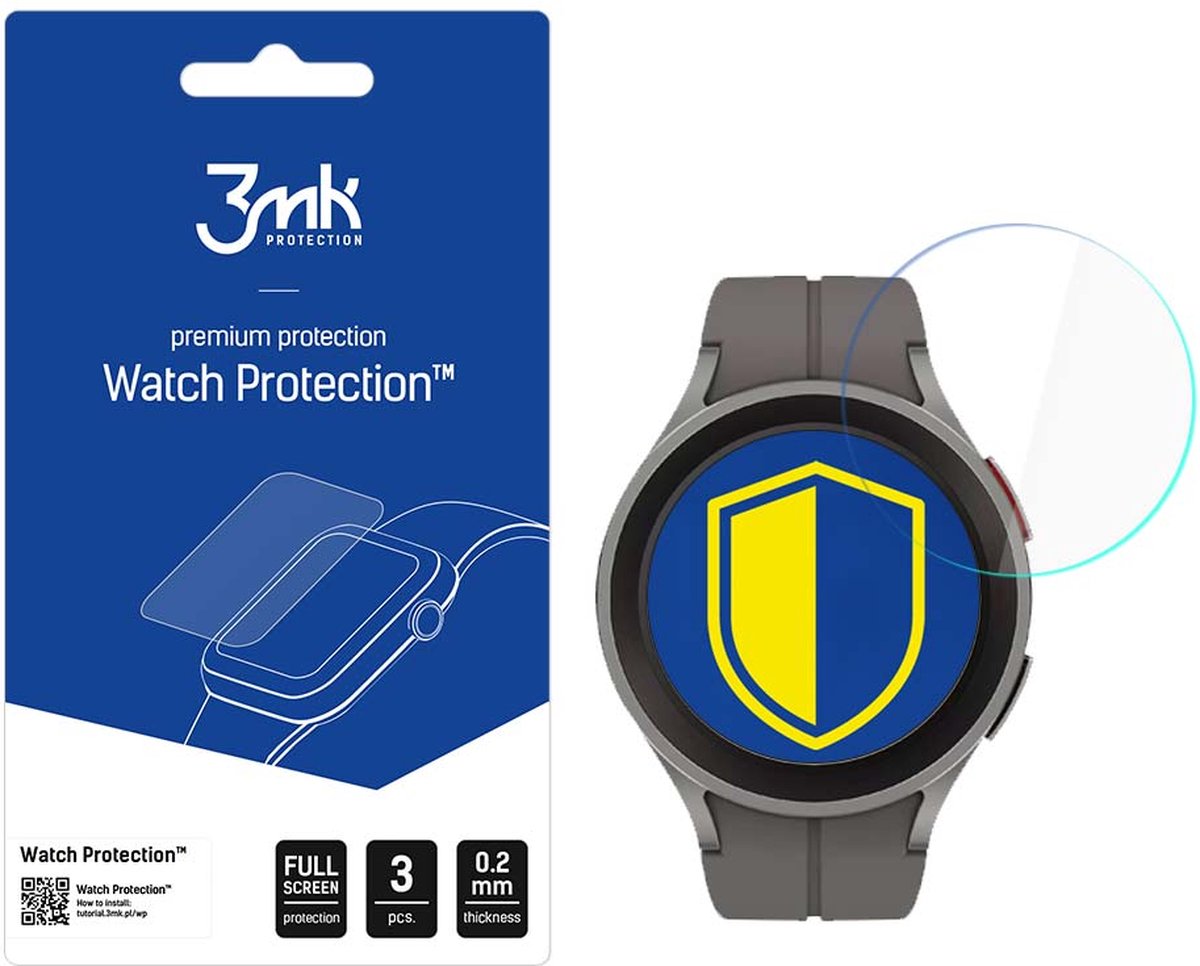 Samsung Galaxy Watch 5 Pro 45 mm - 3mk Watch Protection v. FlexibleGlass Lite