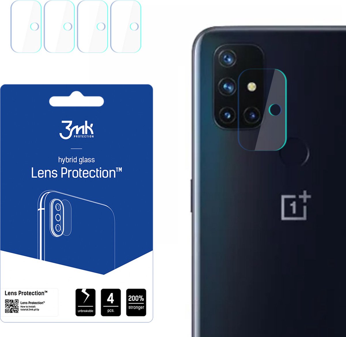 OnePlus Nord N10 5G - 3mk Lens Protection