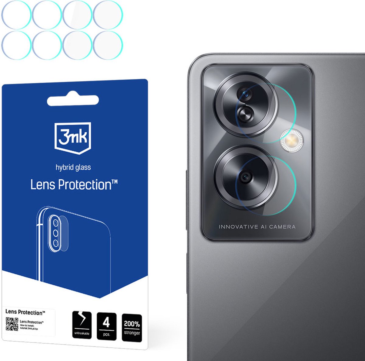 Oppo A79 5G - 3mk Lens Protection