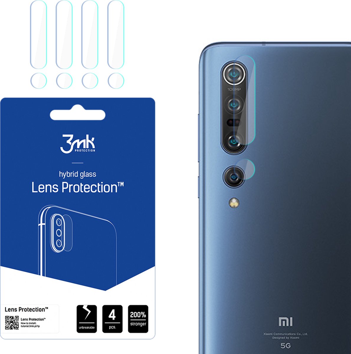 Xiaomi Mi 10 Pro 5G - 3mk Lens Protection
