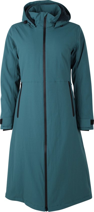 Dark Slate lange regenjas Danesandur Winter Coat van Danefae - maat M