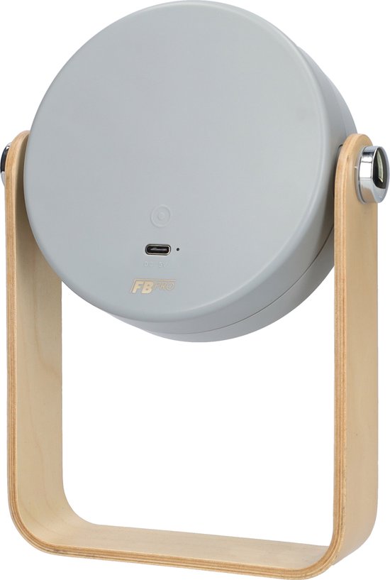 LED lantaarn - Binnen- en buiten verlichting - Campinglamp - Kampeerlamp - Met houten standaard - Multifunctioneel - Uitvouwbaar en ophangbaar - USB-C oplaadbaar - Handbediening - Wit van Namiṇi — afbeelding 5