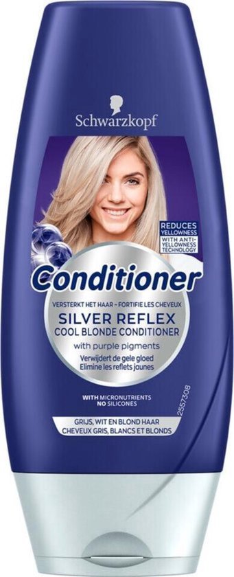 Foto: Schwarzkopf silver reflex conditioner voordeelverpakking 3 x 250 ml