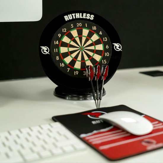 Mini dartbordset voor thuis en op kantoor - Inclusief mini-dartpijlen met stalen punt van mini — afbeelding 3